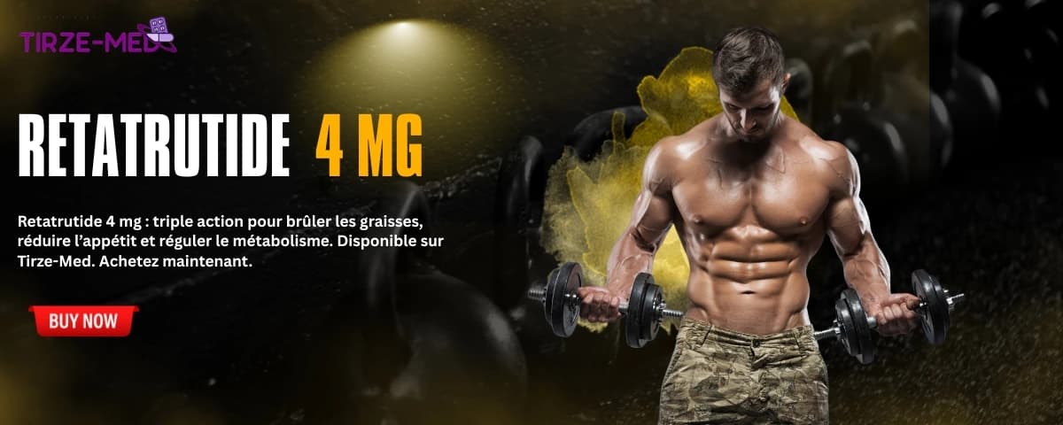 Achetez Retatrutide 4 mg en France – Livraison rapide